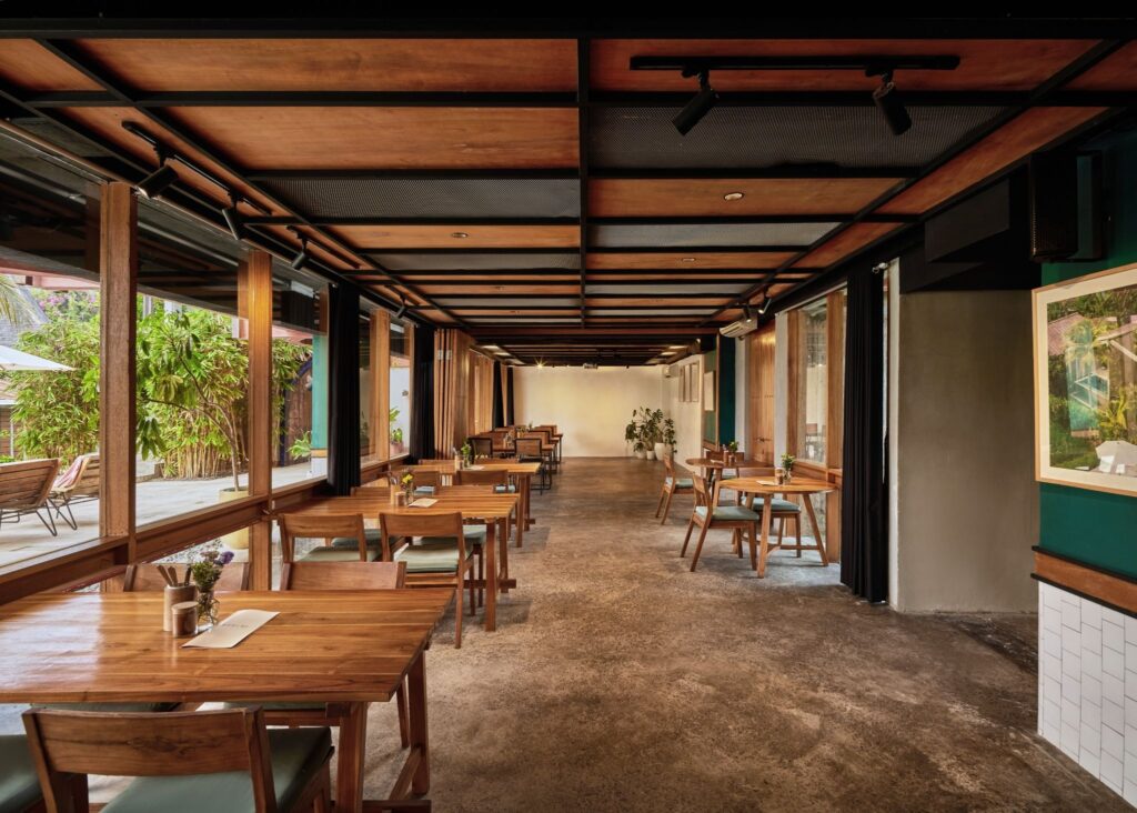 Co-working space at Best Boutique Hotels Canggu for Australians designed for digital nomads in Bali