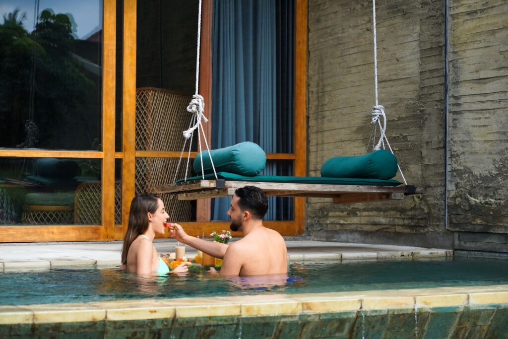 Private pool villa experience for couples in Canggu romantic nomad escape 2026